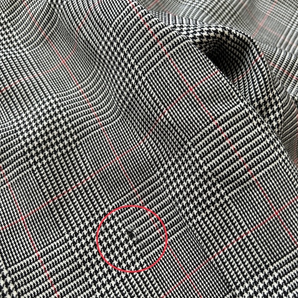 Club Monaco ⎮ Plaid wide flare leg trouser - Picture 7 of 10